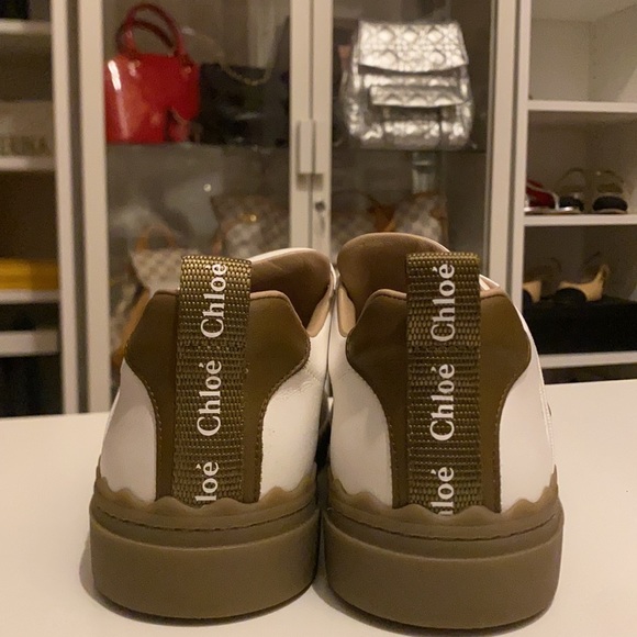 Chloe Lauren Logo Slip On Sneaker In Grove Brown - Picture 5 of 11